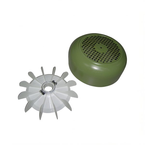 Capot + hélice de ventilateur PPE Fonte 3000 tr/mn, 4-15 CV, Bronze 7,5 à 15 CV