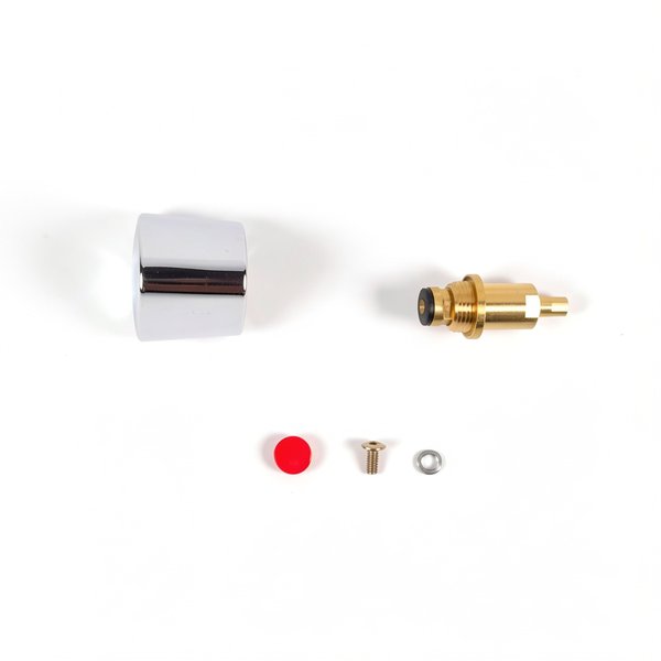 Pommeau plastique + axe aau chaude