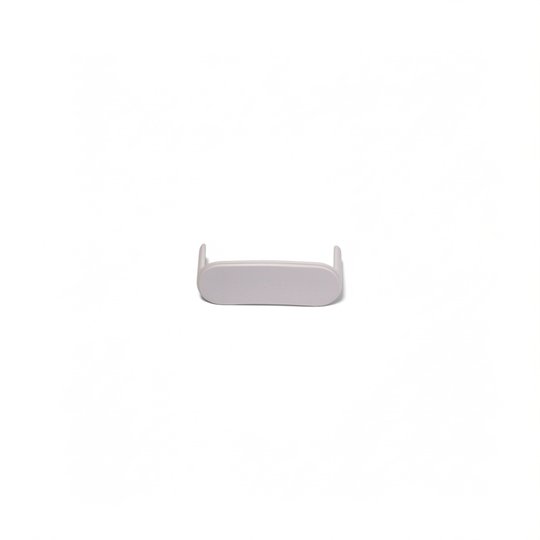 Bouchon pour enjoliveur rectangulaire, col blanc