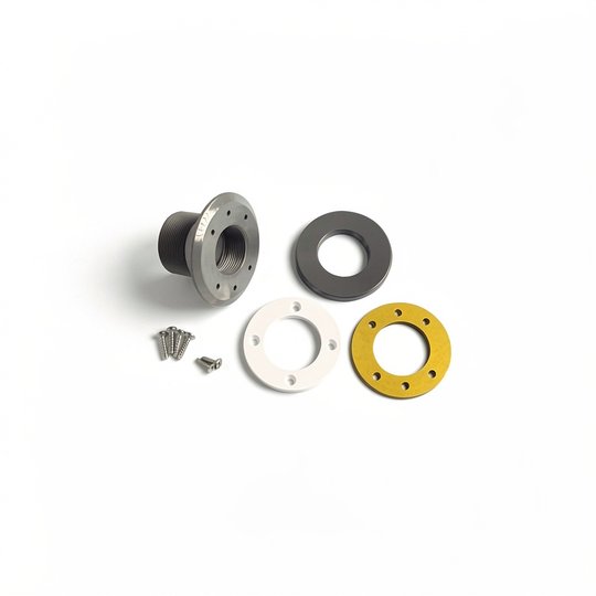 Prise balai 2" à visser - 50 à coller Liner Grise Anthracite