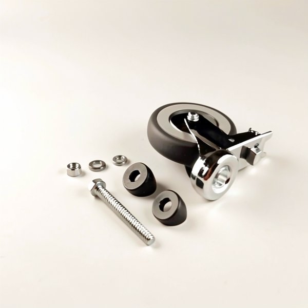 Fixation roue avec frein
