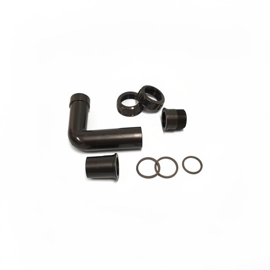 Liaison supérieure et inférieure de vanne noire NM 2" - Entraxe 230 mm