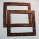 Joint de bride SK Béton pour bride Inox (x2) - 248x202 - entraxes 55 et 45