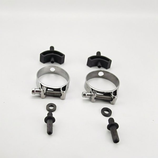 Kit raccords et colliers (x2) pour doseur chlore by pass actuel