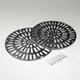Grille double réglable (+ vis) BR 08316 - 3" Inox
