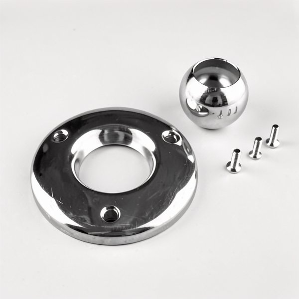 Rotule BOR 16325/26 (+ bride+ vis) - Inox