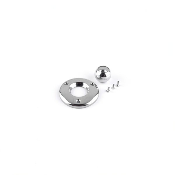 Rotule BOR 16325/26 (+ bride+ vis) - Inox