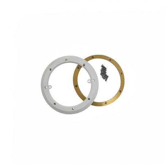 Bride sans inserts (+ vis Parker + joints) BDF Easyline BLANCHE