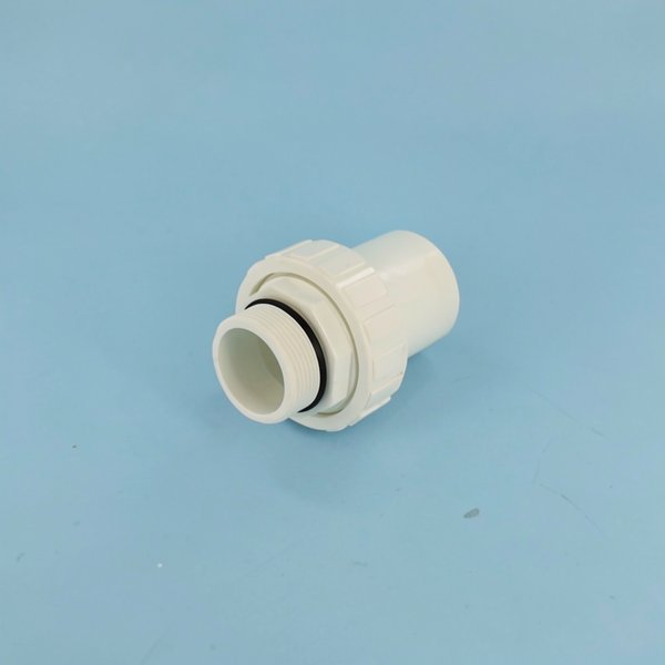 Raccord 1"1/2 set (3 pièces) avec joint pour vanne MPV07 (Blanc)