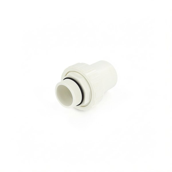 Raccord 1"1/2 set (3 pièces) avec joint pour vanne MPV07 (Blanc)