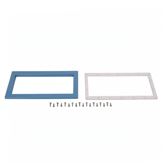 Bride (+ enjoliveur + vis) SK Easyline BLEUE