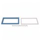 Bride (+ enjoliveur + vis) SK Easyline BLEUE