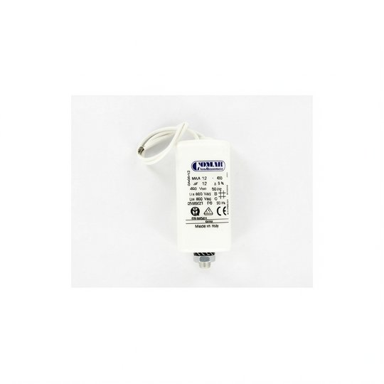 Condensateur MKA 12µF 450V 35X70 avec vis M8 câble 150mm long