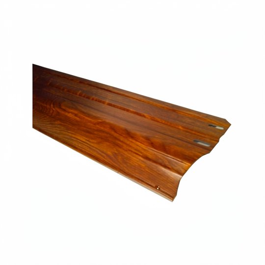 Margelle métallique Imitation Bois 150x1330 mm (à l'unité)