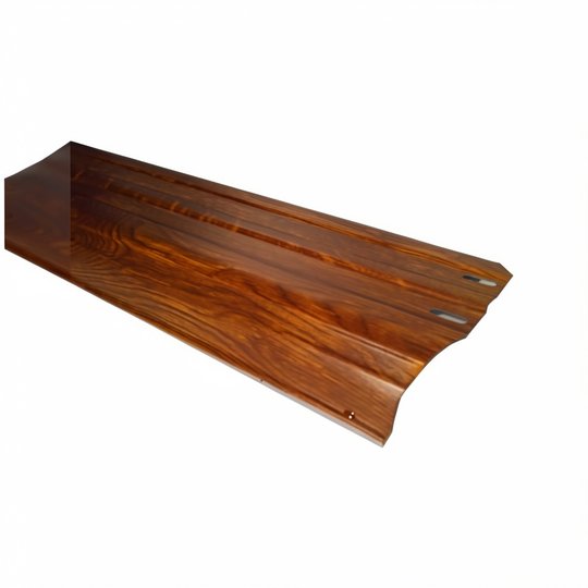 Margelle métallique Imitation Bois 150x705 mm (à l'unité)
