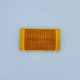 Brosse PVC jaune (modèle à anneau) pour Dolphin SWASH CL, BALY, FACIL'O, OZEO