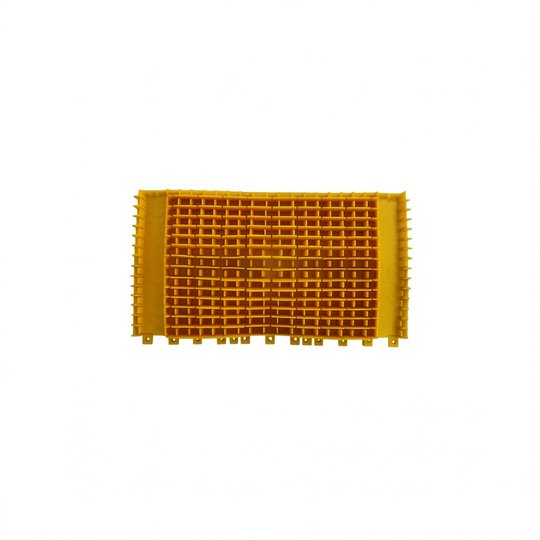 Brosse PVC jaune (modèle à anneau) pour Dolphin SWASH CL, BALY, FACIL'O, OZEO