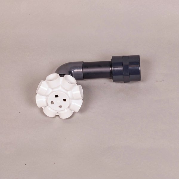 Diffuseur supérieur FILTRE SAB (Jupiter, Titan) 9m3 - avec coude