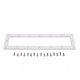 Bride + vis métriques SK NORM XXL bouche 495x80 mm - BLANC