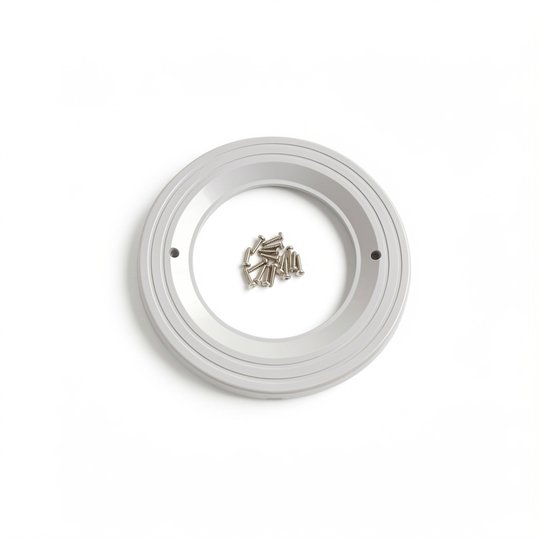 Collerettes/enjoliveurs 2 trous + vis PROJ PL84V, fixation par vis - Gris