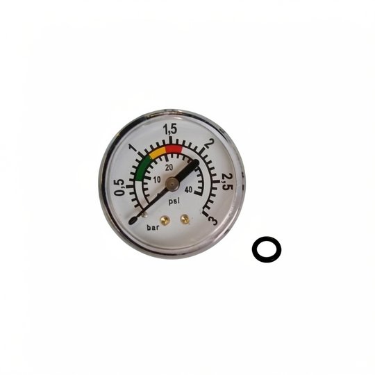 Manomètre 1/8" 3 bars + joint FILTRE SAB Saturne/Neptune CE04180405