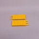 Brosses PVC courte jaune pour robot OV (x2)