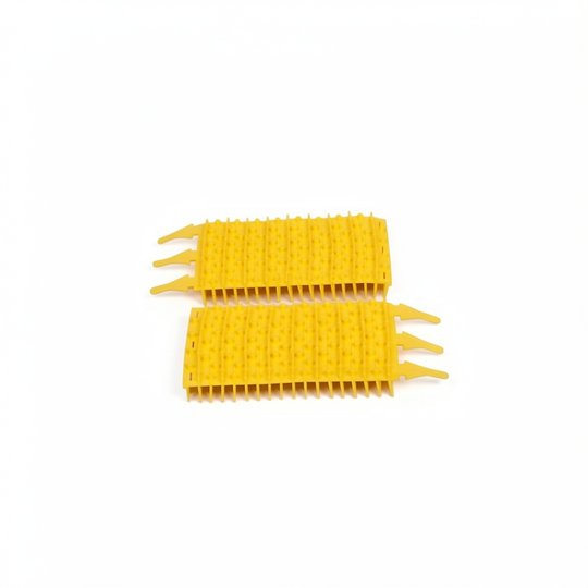 Brosses PVC courte jaune pour robot OV (x2)