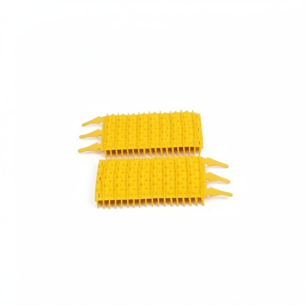 Brosses PVC courte jaune pour robot OV (x2)