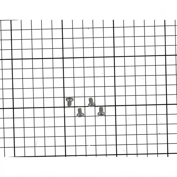 Vis M4x6 mm de fixation inférieure du capot