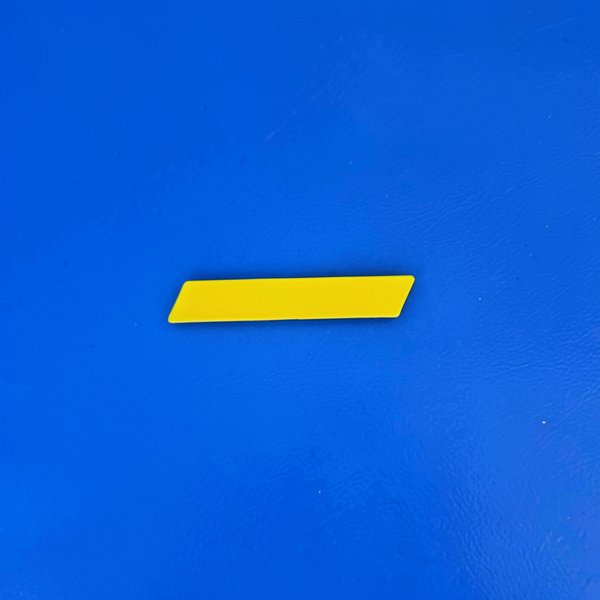 Décoration barre jaune