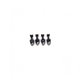 Bouton plastique quart de tour