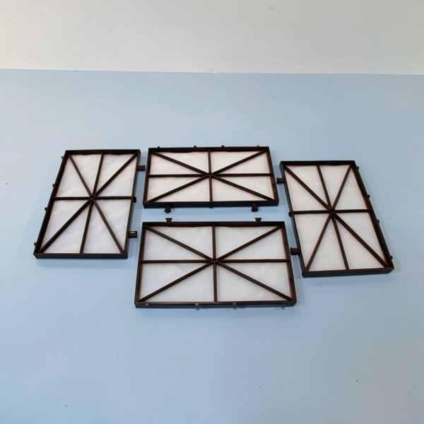 Kit cartouches Printemps (x4) 100µ 266x160mm pour robot Supreme M4, M5, Explorer, Zenit 20, Botia 2i, Botia 3,