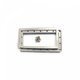 Bride SK GM Liner + enjoliveur + vis métriques M6x24mm - GRIS