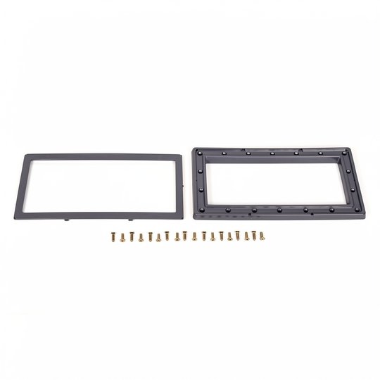Bride SK GM Liner + enjoliveur Anthracite + vis métriques M6x24mm