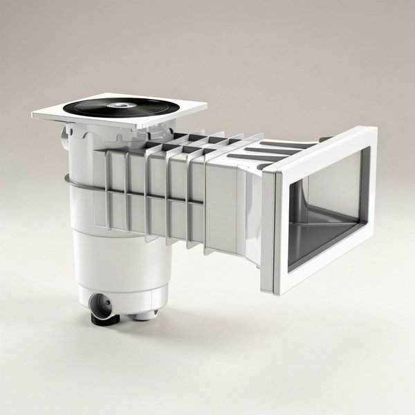 Skimmer A400 Design blanc pour Béton/Liner