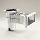 Skimmer A400 Design blanc pour Béton/Liner