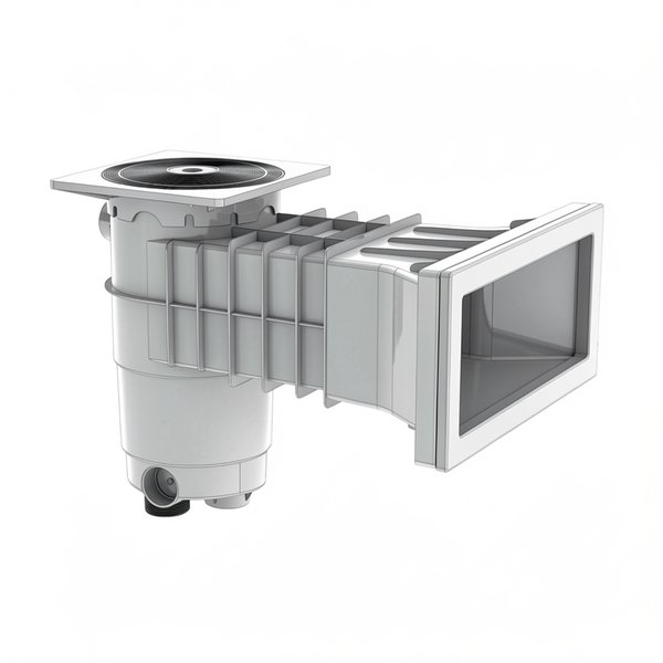 Skimmer A400 Design blanc pour Béton/Liner