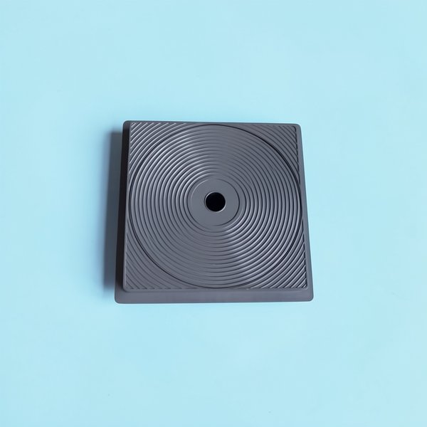 Couvercle SK Standard rond + cadre carré - ANTHRACITE