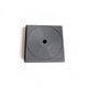 Couvercle SK Standard rond + cadre carré - ANTHRACITE