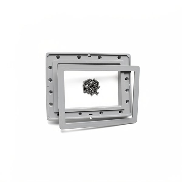 Bride SK PM Liner + enjoliveur + vis métriques M6x24mm - GRIS