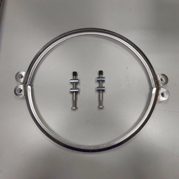 Collier de serrage + visserie pour Net'N'Clean Ø63