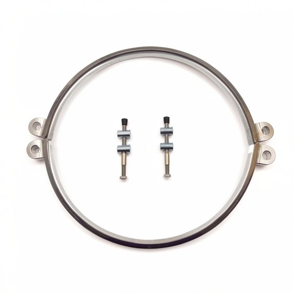 Collier de serrage + visserie pour Net'N'Clean Ø63