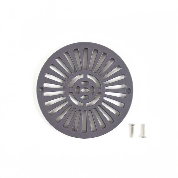 Grille BDF 2" Liner/Préfab AM + vis métriques 25 mm - ANTHRACITE