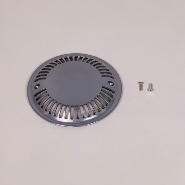 Grille + vis BdF antivortex Gris Anthracite CL144