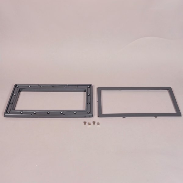 Bride SK GM Béton + enjoliveur + vis métriques M6x12mm - ANTHRACITE