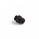 Raccord rapide de chambre d'analyse 3/8" M pour tube PE/TPFE Ø8mm