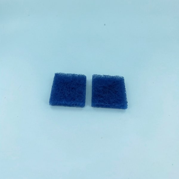 Filtres supérieur mousse bleu (x2)