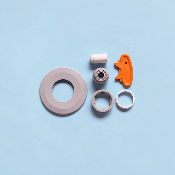 Ensemble rotule + siège + écrou + enjoliveur pour refoulement Multiflow - GRIS