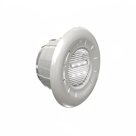 Projecteur complet Diamond Power DESIGN 6 LED Blanc béton/liner/coque, 1500 lumens 19W + 2 enjoliveurs ABS DES