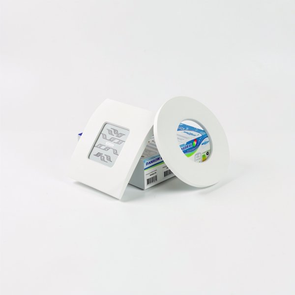 Projecteur Diamond Power DESIGN 6 Led Blanc. 1500 lumens. 19W + 2 enjoliveurs ABS DESIGN blancs